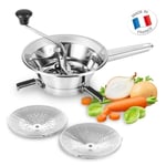 MOULINEX Classic Moulin a légumes 24 cm, Inox, pour bols jusqu'a 24 cm, Compa...