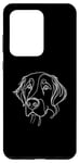 Coque pour Galaxy S20 Ultra Line Art Flat-Coated Retriever Flatcoat