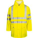 Lyngsøe PU/PVC regnjacka LR9055, High-Vis på 3 gula, stl. 3XL