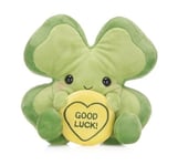 Swizzels Love Hearts 7'' (18cm) ''Good Luck'' Clover Plush Soft Toy