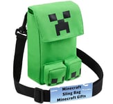 Minecraft Sac Bandoulière Garçon pour Téléphone Portable, Pochette Téléphone Avec Sangle Réglable