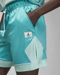 WOMENS NIKE JORDAN ESSENTIAL DIAMOND SHORTS SIZE S (DO5041 392) WASHED TEAL/MINT