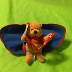 Winnie the Pooh Soft Plush Toy in Zipped Valentines Heart - Valentine Gift - New