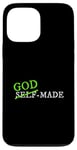 Coque pour iPhone 13 Pro Max Graphique vert vieilli fabriqué par Dieu vert