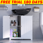 Under Sink Basin Cabinet Cupboard Bathroom Furniture Storage Shelf Unit Toilet 