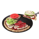 penglai Pizza Party Food Role Play Food Wooden Food Toy Pretend Food Play Cutting Food Wooden Toddler Toys Kitchen Role-Play Toy Set