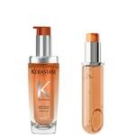 Kérastase Discipline L’Huile Oleo-Relax Refillable Hair Oil 75ml and Refill Duo for Voluminous and Unruly Hair