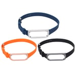 Band Strap With Metal Buckle Case For Mi Band 6/5 NFC Soft Silicone W NDE