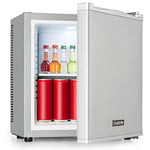 Klarstein Mini Frigo de Chambre de 13L pour Snacks et Boissons, Petit Frigo Top Silencieux, Mini Bar, Petit Réfrigérateur Camping, Mini Frigo Cosmetique, Refrigerateur avec Étagères Réglables, 5-15°C