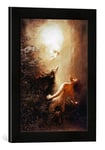 Kunst für Alle 'Image encadrée de Karl Wilhelm diefen Bach Tu ne tueras Point., en Pression dans Le Cadre de Photos, 30 x 40 cm Fait Main de qualité, Noir Mat