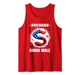 Average Sigma Male Meme Shirt Funny Sigma Shirt Brainrot Tank Top