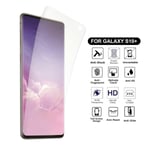 Heltäckande Galaxy S10 Plus Skärmskydd Nanoedge Skyddsplast transparent