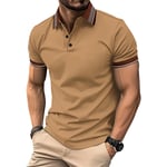 Polo Homme Uni De Sport Golf Tennis Manche Courte Fit Grande Vêtements Masculin Wx9