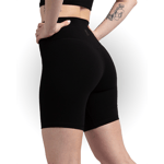 Studio Biker Shorts, Matte Black