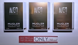 3 x Thierry Mugler ALIEN GODDESS 1.2ml Eau de parfum SPRAY samples *NEW*