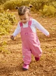 JoJo Maman Bebe JOJO MAMAN BÉBÉ Pack Away Waterproof Dungarees 18-24 months Pink Months female