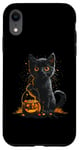 iPhone XR Black Cat Halloween Costume Pumpkin For Women Case