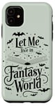 Coque pour iPhone 11 Magical Fairies and Dragons Amoureux de livres