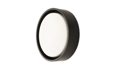 Frame round vegg/taklampe 7W 3000 Kelvin IP66 Dimbar - Svart