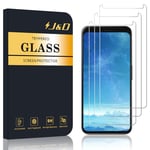 J&D Compatible pour Google Pixel 4 Protection écran, 3 Pièces [Verre Trempé] [NON Couverture Complète] Protecteur d’Écran Clair HD pour Google Pixel 4 - [Pas Pour Google Pixel 4 XL]