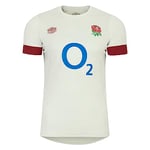 Umbro Mens England Rugby Training Shirt 2023 2024 Adults Top Dew/Red M