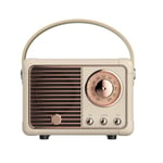 Retro bt -kaiutin vintage fm-radio langaton retrokaiutin vanhanaikaisella klassisella tyylillä voimakkaalla bassoparannuksella