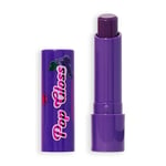 I Heart Revolution Pop Gloss Balm, Baume à Lèvres Hydratant Finition Glossy et Touche de Couleur, Végan et Sans Cruauté, Violet Raisin