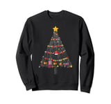 Binary Coding Computer Programmer Christmas Tree Xmas Sweatshirt