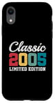 Coque pour iPhone XR 20 ans classique 2005 édition limitée rétro 20e anniversaire