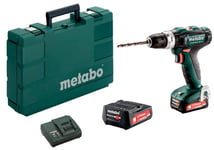 Slagskrutrekker / bor Metabo PowerMaxx SB 12V; 2x2,0 Ah batt.