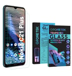 (Pack of 2) For NOKIA C21 PLUS Clear TEMPERED GLASS Screen Protector Guard Cover