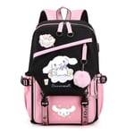 Kuromi Melody Joint Peripheral Backpack Female Japanese Cute Elementary School Students Junior High School Large Capacity School Bag-WELLNGS