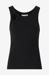 Vila - Linne viMari S/L Tank Top - Svart