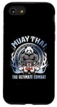 Coque pour iPhone SE (2020) / 7 / 8 Muay Thai Ultimate Combat - Boxe thaïlandaise et panda