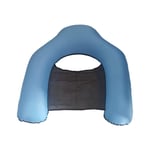 HEITIGN Hamac Deau, Chaise Longue de Lit Flottant, Lit Flottant de Piscine, Flotteurs de Piscine Chaise Longue Flottante Gonflable, Hamac Deau de Piscine, Aucune Pompe Requise, Bleu