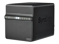 Synology Disk Station Ds423 - Nas-Server - 4 Brønner - Sata 6Gb/S - Raid Jbod, Raid 0, 1, 5, 6, 10 - Ram 2 Gb - Gigabit Ethernet - Iscsi Støtte