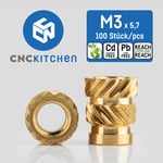 CNCKitchen Threaded Inserts M3 Standard - 100pcs