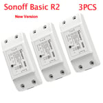 Sonoff Basic R2 Wifi Smart Switch Smart Home -kaukosäädin päälle/pois Diy-ajastinkytkin Ewelink-sovelluksen kautta Työskentele Alexa Google Homen kanssa - Automaatiomoduulit