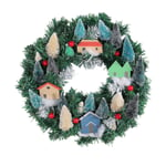 /#/Glowing Christmas tree garland, tiny house garland，35CM/#/