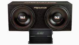 2 x 15" DLE Full Force 3000W Bassopaketti