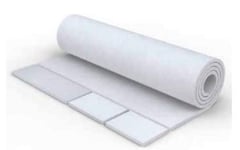 Filtre vmc Double Flux G4 épaisseur 19mm - 0,5M X 10M ISO16890 ISO COARSE SUPÉRIEUR A 60% (EN779 G4) - Filtre Rouleau MÉDIA SYNTHÉTIQUE Blanc VMC Double Flux et Ventilation - Origine Allemagne