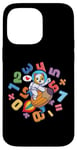 Coque pour iPhone 14 Pro Max Kawaii Dog Astronaute Kids Funny Maths Day Numbers Day