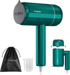 Steamer for Clothes, Portable Handheld Garment Steamer, 20s Emerald Green 