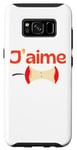 Coque pour Galaxy S8 J'aime La Pomme - Passion Pomme Rouge