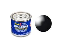 Revell 32107 No.07 Gloss Black Enamel Paint 14ml Tin