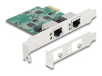 Delock - Nätverksadapter - Pcie 2.1 Låg Profil - 10M/100M/1G/2.5 Gigabit Ethernet X 1