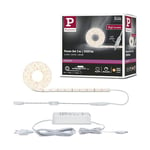 Paulmann 78956 Kit Strips LED SimpLED Power 3m avec variat. à Fil 1100lm/m INCL. 1x33W IP44 gradable Bande Blanc Barre lum. plast. 3000K, Matière, 33 W