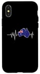 iPhone X/XS Flag Country Heartbeat Australia Australian Flags World Map Case