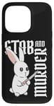 Coque pour iPhone 13 Pro Couteau mignon Bunny Stab and Murder Edgy Dark Humour Kawaii Meme