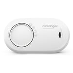 FireAngel Carbon Monoxide Detector 10-Year Life Sealed Battery - FA3820 Carbon Monoxide Alarm for Home and Holiday - Portable CO Alarm - Travel Carbon Monoxide Detector and Monitor - White